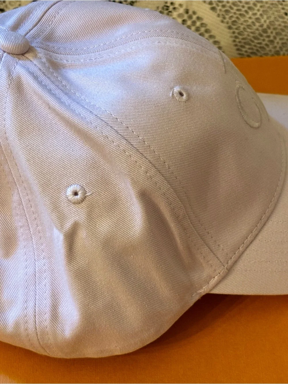 Calvin Klein Light Purple Baseball Cap With Embroidered CK Logo
